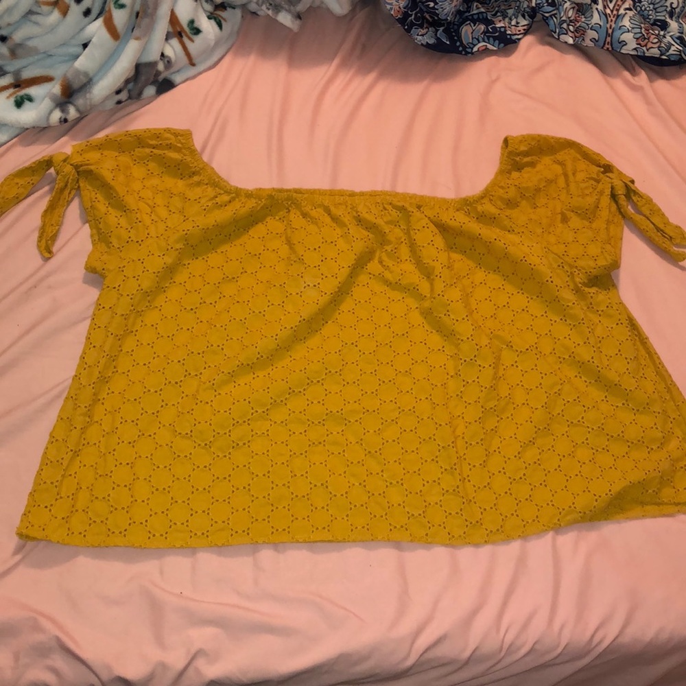 Universal Thread Crochet Cropped OFS Top